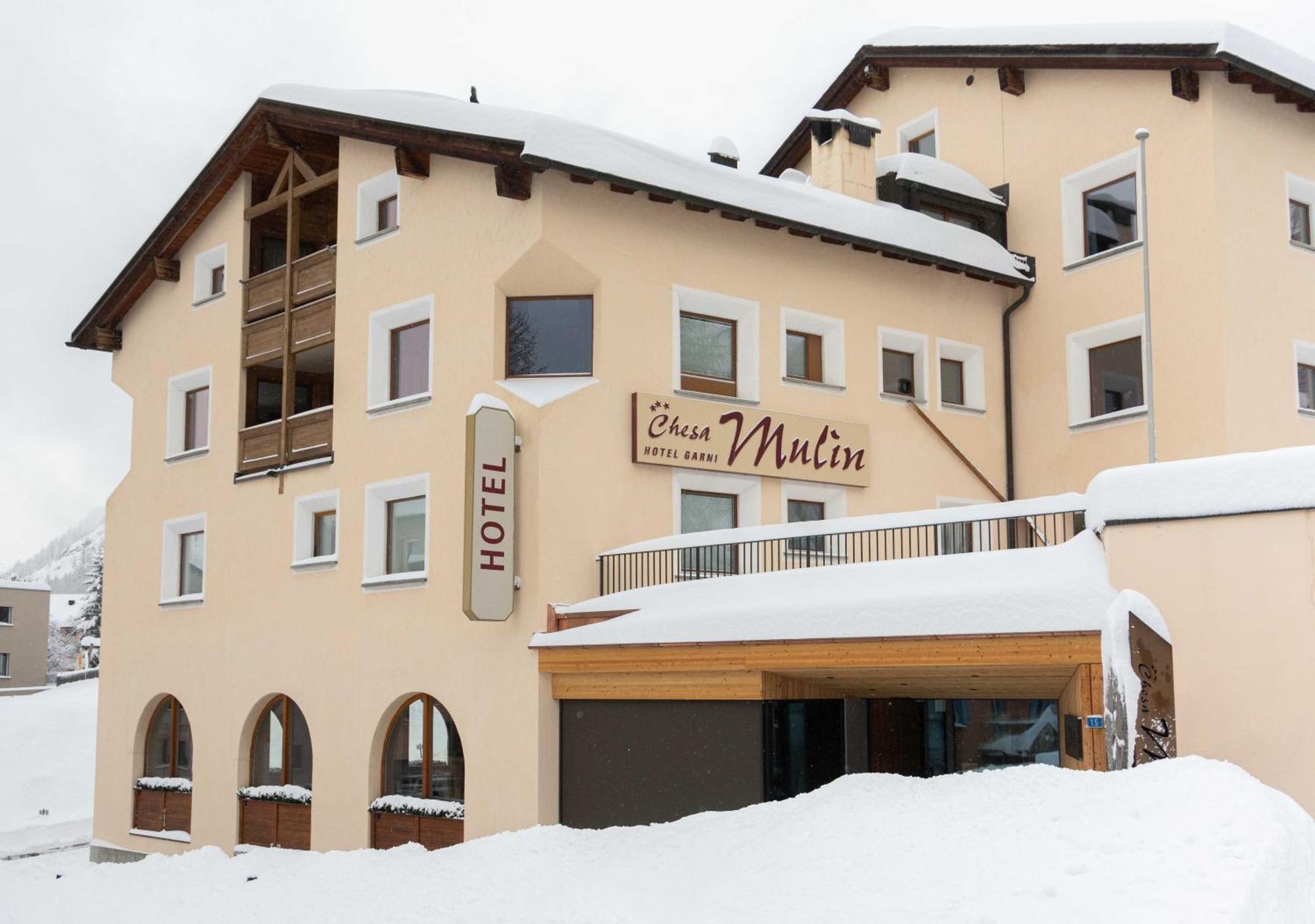 Hotel Garni Chesa Mulin Pontresina Eksteriør billede