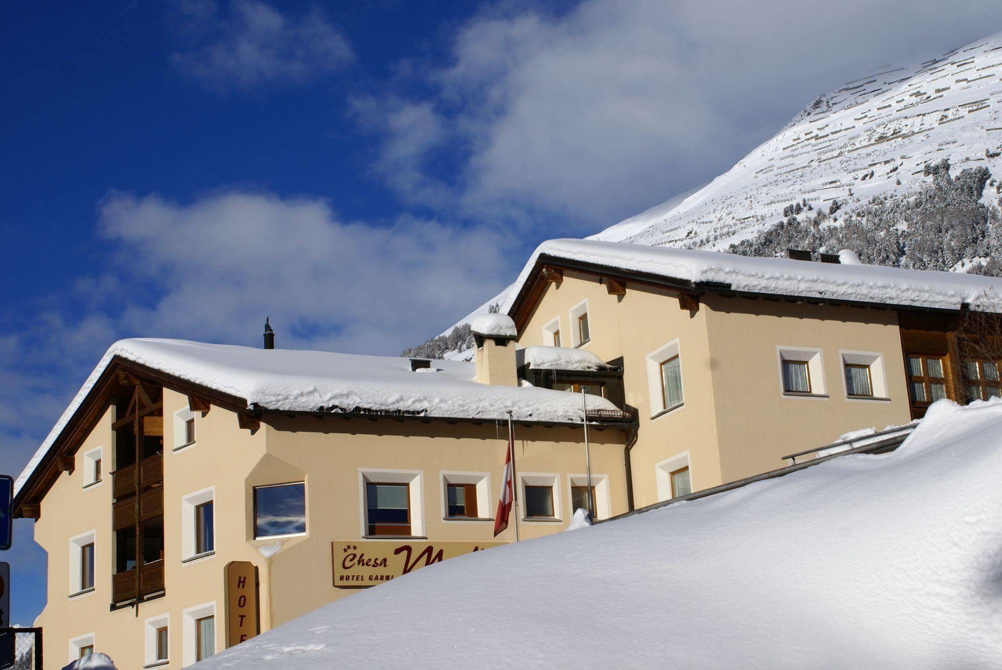 Hotel Garni Chesa Mulin Pontresina Eksteriør billede
